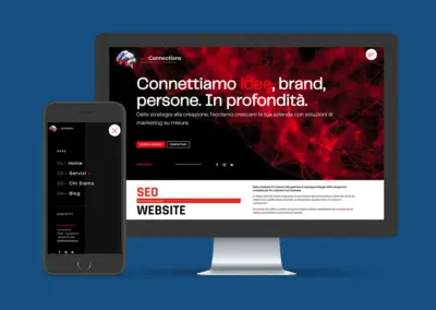 homepage agenzia seo web design studio wolfdazz sara dazzani grafica siti internet siti web ecommerce hosting aruba iubenda gdpr volantini brochure cataloghi