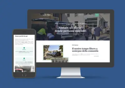 homepage agenzia seo web design studio wolfdazz sara dazzani grafica siti internet siti web ecommerce hosting aruba iubenda gdpr volantini brochure cataloghi associazioni organizzazione volontariato odv ong